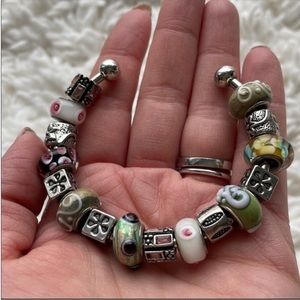 Italian‎ Glass Bead Bracelet